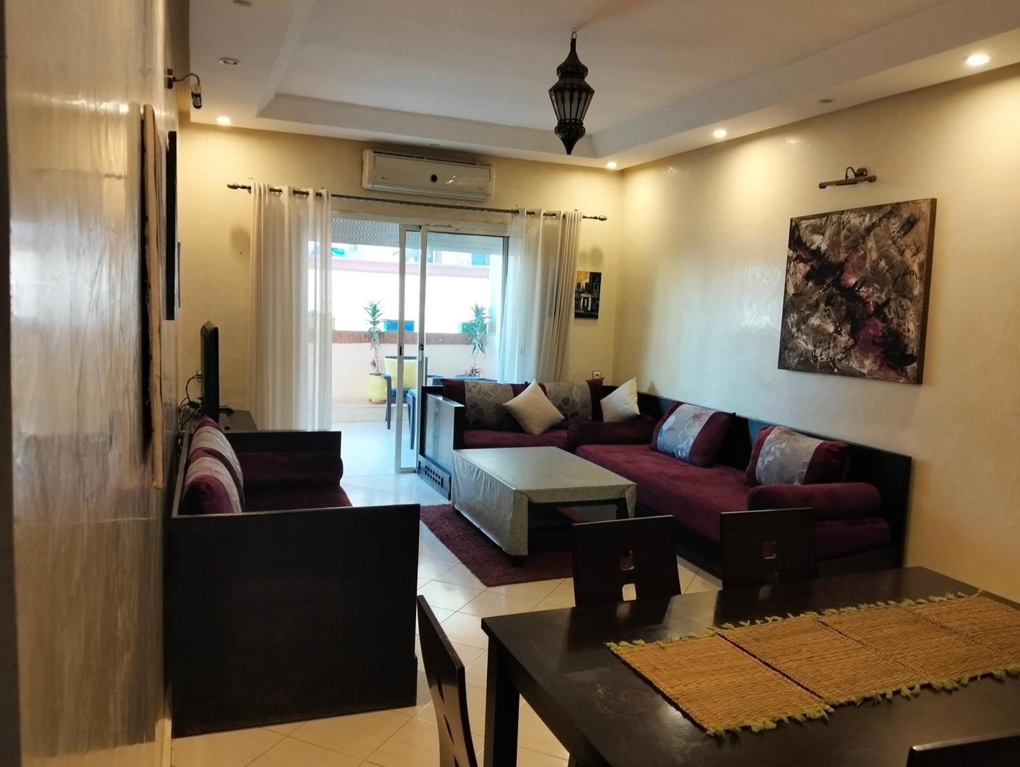 Appart Najia Au Centre Kenitra Avec Grande Terrasse Номер фото